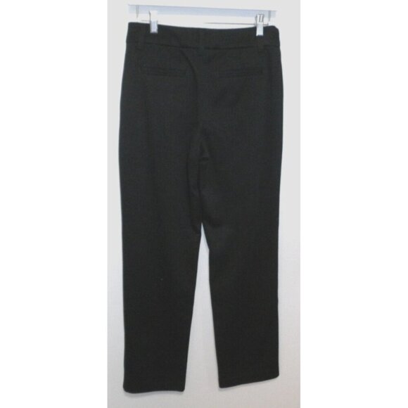 TIME AND TRU black stretch pants high rise straight leg inseam 29" women's 10 P - Picture 3 of 3